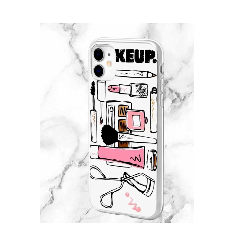 Cosmetic Pattern Clear IPHONE CASE  *BUNDLE FOR BETTER PRICE* 🛍